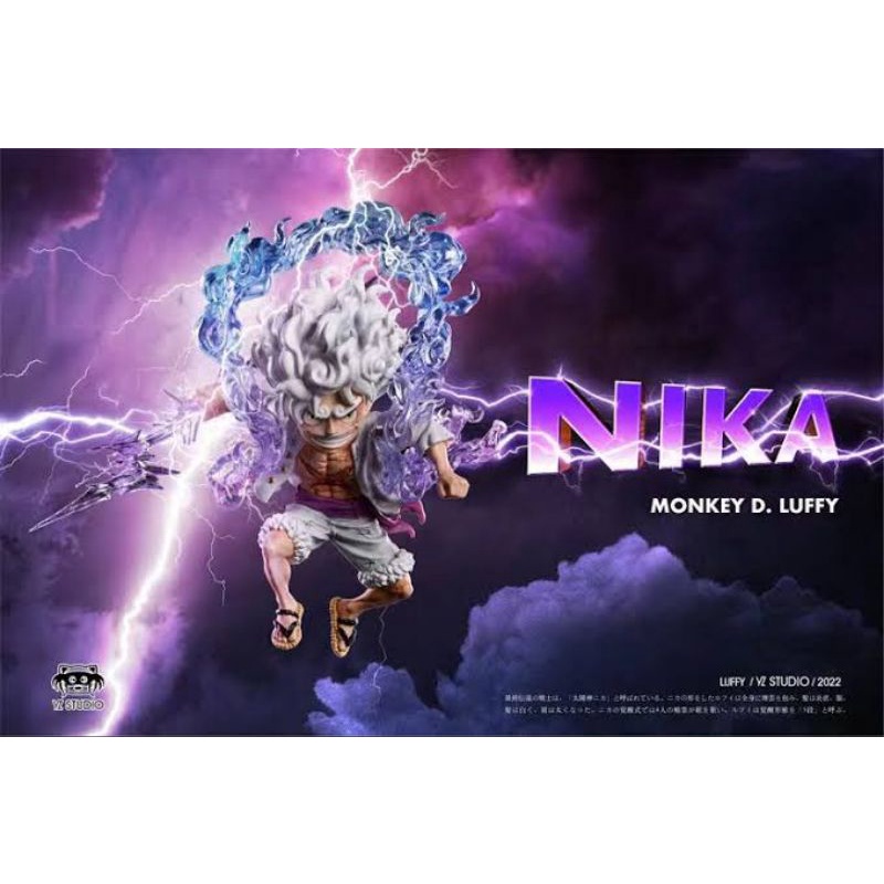 งานแท้💥 ค่าย YZ Studio Monkey D Luffy Nika ไซส์ Wcf  เป็นงาน ลูฟี่ Resin เรซิ่น One Piece มือสอง ของ