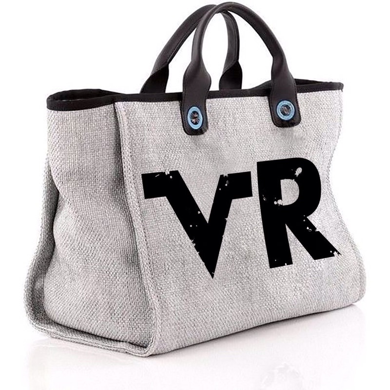 valentino rudy tote bag light grey