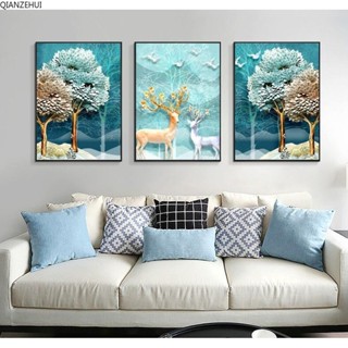 ภาพวาดปักครอสสติตช์ รูปลูกปัด สําหรับตกแต่งบ้าน DIY