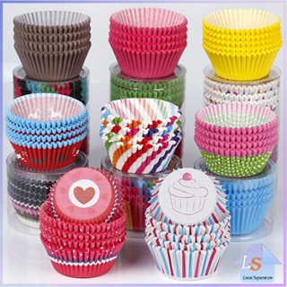 ถ้วยกระดาษคัพเค้ก ก้น 5 cm ทรงกระทงจีบ  cake cups