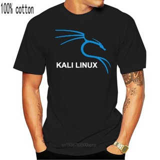 เสื้อยืดสีขาวผู้หญิง - เสื้อยืดคอตตอน Kali Linux - เสื้อยืดไร้แท็กติกยอดนิยม sbz3231 เสื้อยืดคอโอ