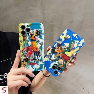 เคสโทรศัพท์มือถือ กันกระแทก ลายการ์ตูนดราก้อนบอล โกคู สําหรับ iPhone 14 Pro Max Case 13 12 11