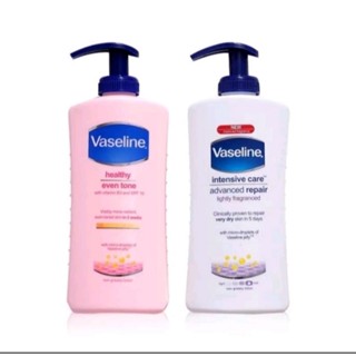 วาสลีน โลชั่นบำรุงผิว ขาวใส นุ่มชุ่มชื่น Vaseline Intensive Care healthy Even tone 400ml.