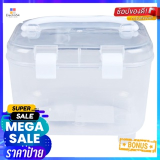 กล่องหูหิ้ว UNI-WARE 4523 13.5x16.5x12 ซม. สีขาวBOX WITH HANDLE UNI-WARE 4523 13.5X16.5X12CM WHITE