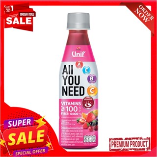 ยูนิฟออลยูนีด น้ำมิกซ์เบอร์รี่ 95% 300มลUNIF ALL YOU NEED 95% MIXED BERRY 300ML.