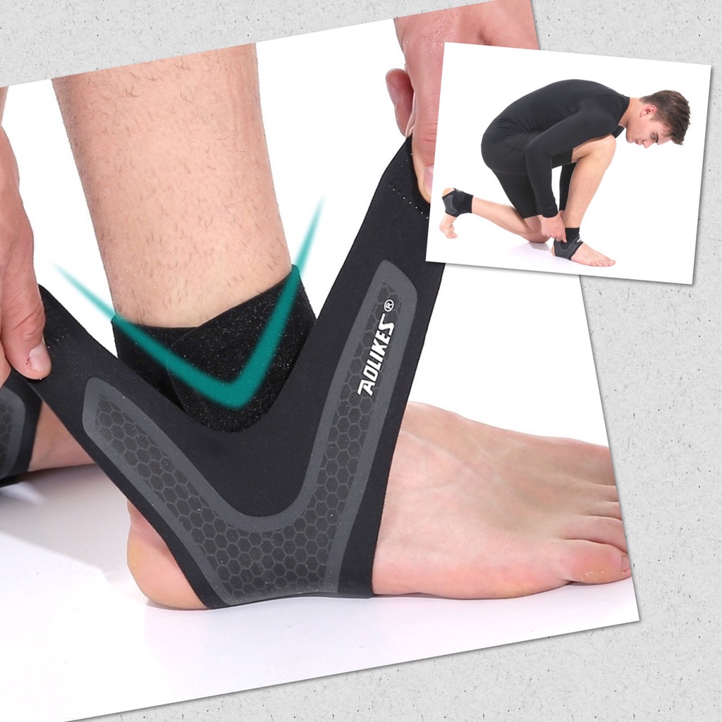 ✨ สายรัดข้อเท้า ที่รัดข้อเท้า พยุงข้อเท้า กีฬา Full support ปรับขนาดได้ ผ้าข้อเท้า ankle support ป้อ