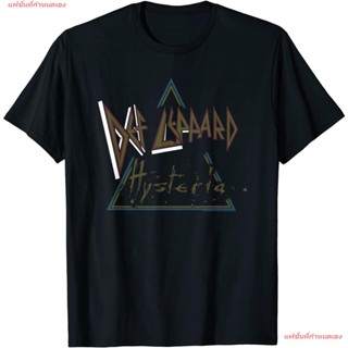 Def Leppard - Animal T-Shirt เดฟเล็ปเพิร์ด Def Leppard วงร็อค เสื้อยืดผู้หญิง เสื้อยืดผู้ชาย เสื้อยืดคอกลม เสื้อยืดพิมพ์