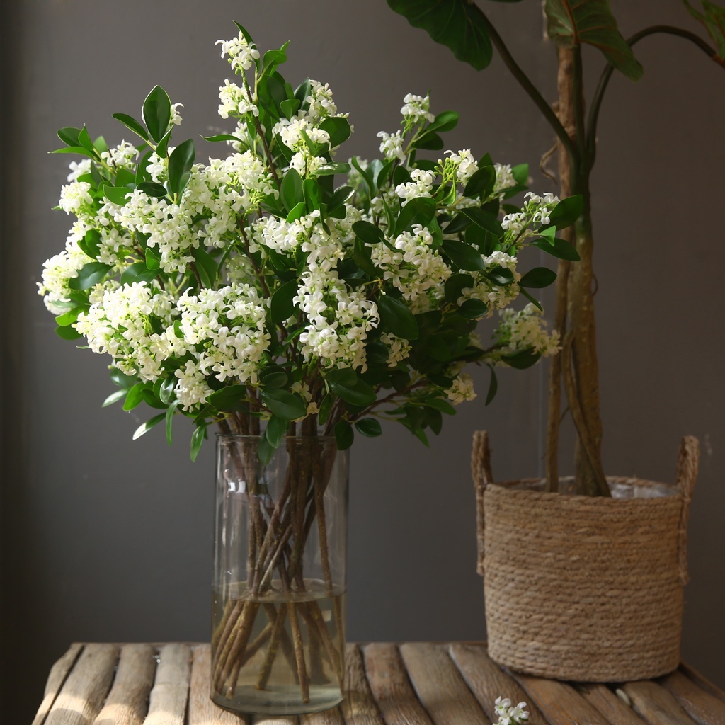 น้ําหอม Senecio ก้านเดี่ยวทั่วดอย หมู่บ้าน Wuli น้ําหอม Guoshan ดอกไม้ประดิษฐ์ ของแต่งบ้าน ตกแต่งห้องนั่งเล่น