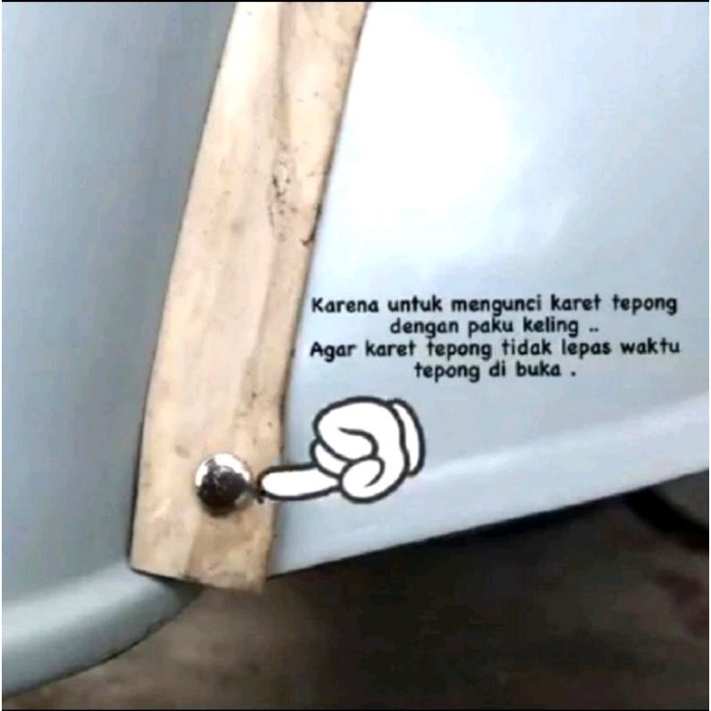 Vespa Rubber Lock Nail Clip vespa tepong Nails vespa Peg Nails vespa Rubber tepong Nails