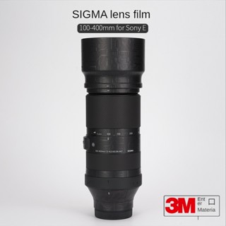 ฟิล์มป้องกันเลนส์ สําหรับ SIGMA 100-400 F5-6.3 100400 สติกเกอร์คาร์บอนไฟเบอร์ ลายพราง 3M