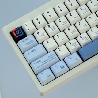 GMK Programmer Keycap, 129 คีย์ PBT Keycaps Cherry Profile DYE-SUB ส่วนบุคคล GMK Keycaps สำหรับแป้นพิมพ์เครื่องกล