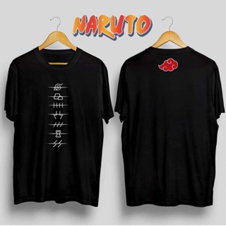 Tee เสื้อคู่ เสื้อยืดสําหรับผู้ชาย◕A.AKATSUKI เสื้อยืดคุณภาพสําหรับผู้ชาย/เสื้อยืดสําหรับผู้หญิง 6E)