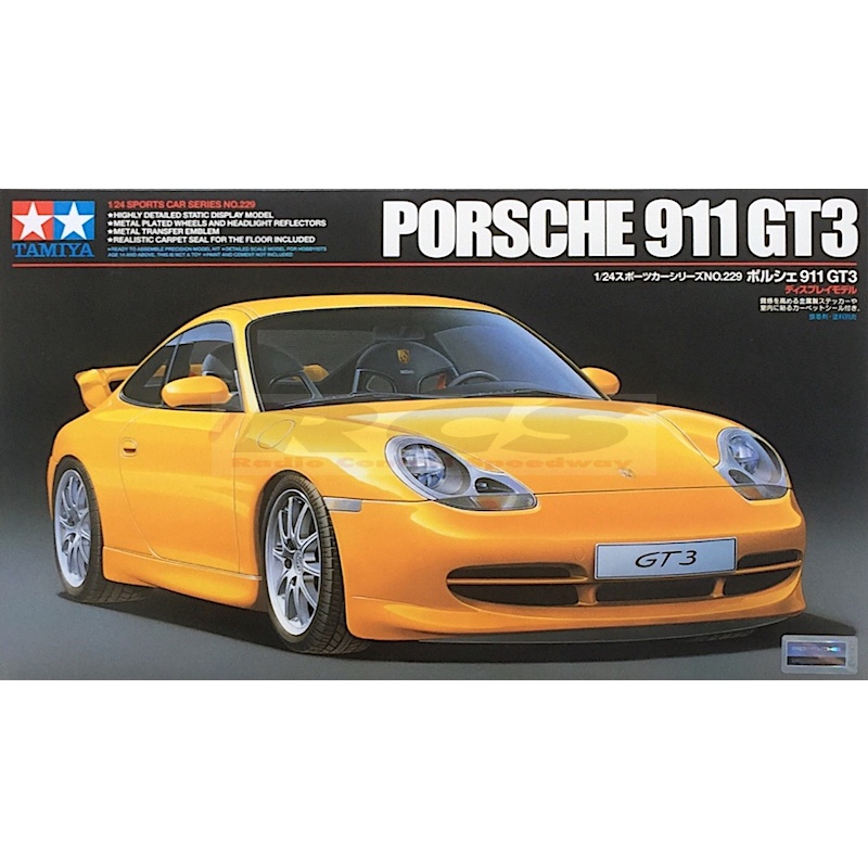 🏆 TAMIYA 24229 ชุดประกอบจำลองมาตราส่วน 1:24 PORSCHE 911 GT3 โมเดลประกอบ ต้องไปสร้างและทำสีเอง