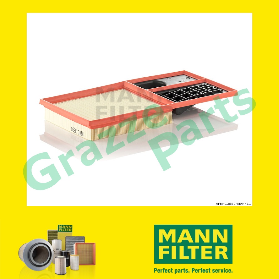 Mann เครื่องยนต์กรองอากาศ C3880 C 3880 LX2010 LX3184 Volkswagen VW Jetta IV 162 1.6 Polo IV 9N 1.4 1