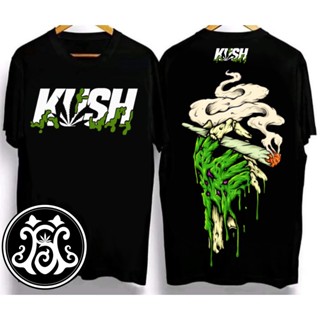 เสื้อสาวอวบ เสื้อทหาร เสื้อยืดสําหรับผู้ชาย❦I.kush เสื้อวินเทจท็อปส์ซูเสื้อผ้าหลวมเสื้อยืด NO.2 F,d