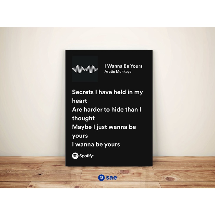 กระดานวาดภาพเพลง Arctic Monkey - I Wanna Be Yours