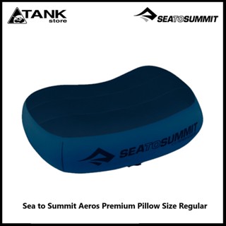 Sea to Summit Aeros Premium Pillow Size Regular หมอนเป่าลม พับเก็บได้ขนาดเล็ก น้ำหนักเบา ออกแบบให้โค้งพอดีกับศีรษะ