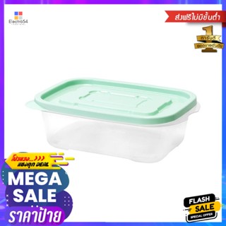 กล่องอาหาร KECH 9001 600 มล. สีเขียว แพ็ก 4 ชิ้นFOOD CONTAINER KECH 9001 600ML GREEN 4PCS