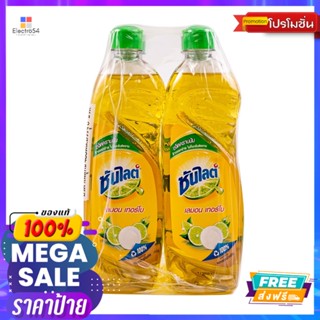 ซันไลต์เลมอนเทอร์โบยาล้างจาน 485 มลX6SUNLIGHT LEMON TURBO DISH WASH 485 MLX6