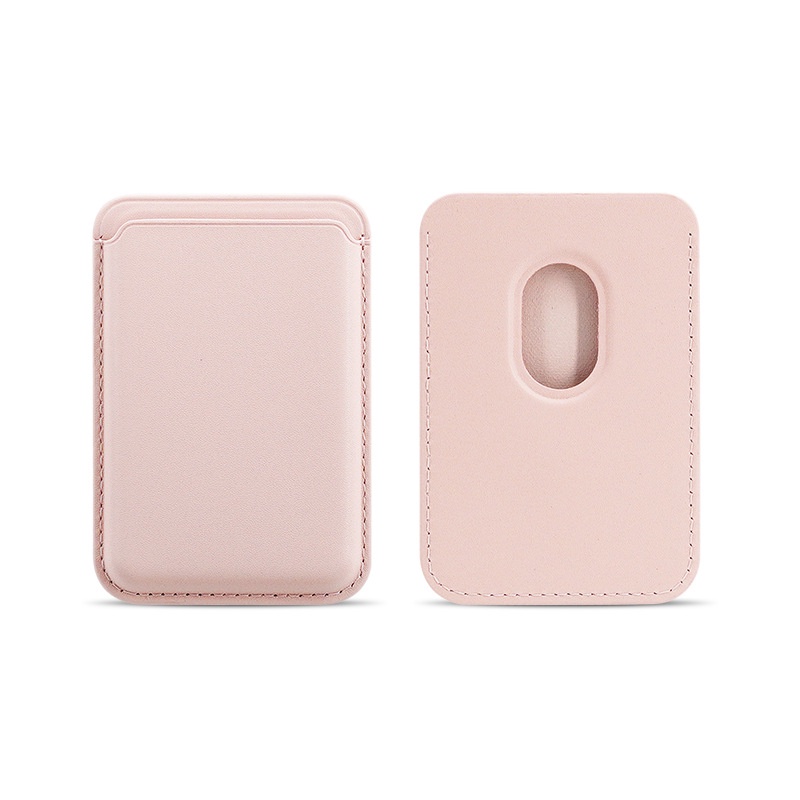 ซองใส่บัตรหนัง PU แบบแม่เหล็ก ปลอดภัย สําหรับ IPhone 13 14 12