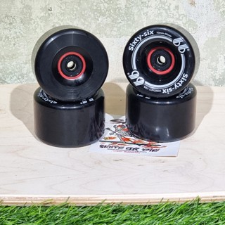 [0317] ล้อสเก็ตบอร์ด SixtySix surfskate 70x45mm แถมลูกปืน Abec7