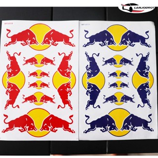 สติ๊กเกอร์ เรดบูลล์ แต่งรถ รถแข่ง ลาย RedBull ติดรถ ขนาด 17.5 x 26.5 cm.