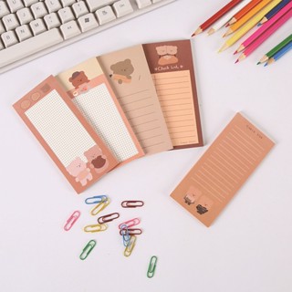 Peach 50Pcs Date list Post-it notes Memo Pad School Office Stationery Notepad