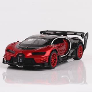 ○♨☢1/32 Scale Bugatti GT Super Car Diecast Alloy Model Toys with Sound &amp; Light