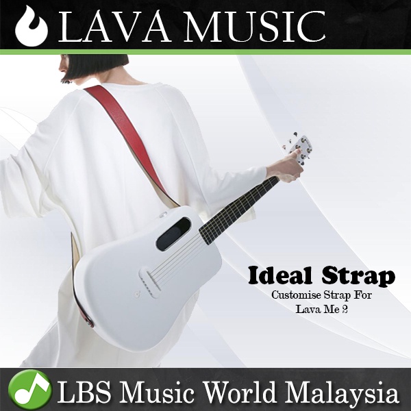 Lava Music 1 สําหรับกีตาร์อะคูสติกไฟฟ้า Lava Me 2 (สีแดงยาง)