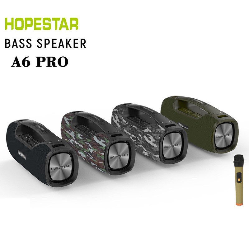 SP MOBILE ลำโพงบลูทูธ Hopestar A6 Pro เสียงดีเบสแน่น เสียงดังกระหึ่ม🔥ใหม่ล่าสุดจาก Hopestar แถมฟรีไมค์ไร้สาย ของแท้ 100