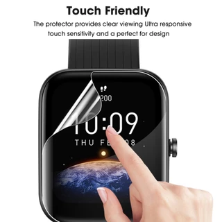 ฟิล์มกันรอยหน้าจอ TPU ไฮโดรเจล แบบนิ่ม ยืดหยุ่น กันรอยขีดข่วน สําหรับ Amazfit Bip 3 Bip 3 Pro