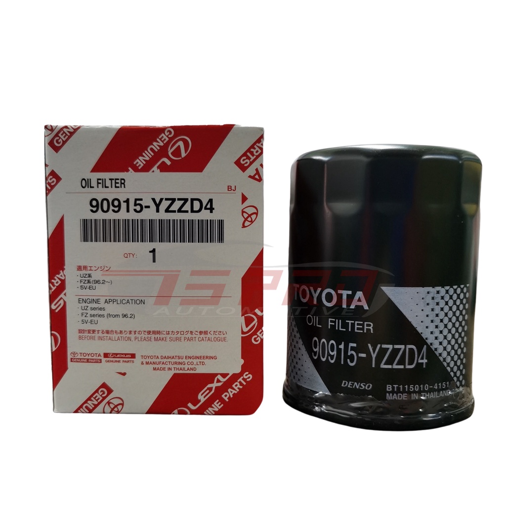 กรองน้ํามันเครื่อง Toyota 90915-YZZD4 - Toyota Land cruiser UZJ100 UZJ200