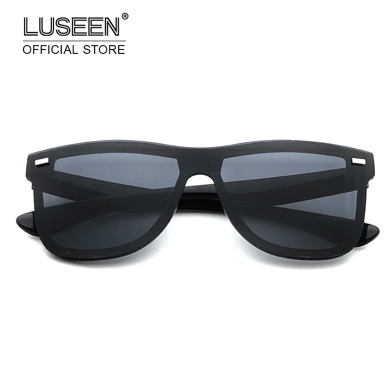 LUSEEN แว่นกันแดด กรอบแว่นพลาสติก แว่นตาดำแฟชั่น เท่ๆผู้ชาย AG1134