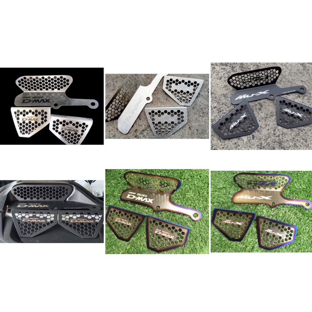 MOU-001-07เเผ่นปิดกันหนู  ALL NEW DMAX 2020-2022/  MU X 2021-2022 ชุด3 ชิ้น กรอง+ข้างล้อ2 DMAX/MUX I