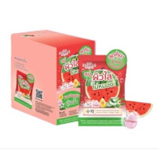 (แท้) Sistar Watermelon Brightening Refreshing Soap 30g. สบู่แตงโม