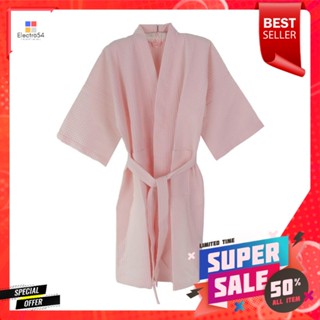 ชุดคลุมอาบน้ำ HOME LIVING STYLE WAFFLE สีขชมพูBATHROBE HOME LIVING STYLE WAFFLE PINK