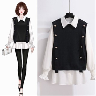 Linki ✤ Fashion knitted vests solid color slim sleeveless casual women blouse