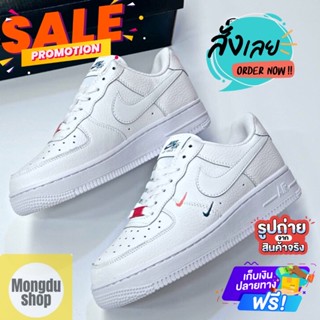 🔥Hot sale ส่งฟรี🔥 Nike Air Force 1 Low Double hooks รองเท้าผ้าใบ แท้ 💯 พร้อมส่ง