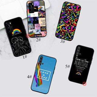 เคสโทรศัพท์มือถือแบบนิ่ม ลายหัวใจ LGBT สีรุ้ง DI22 สําหรับ Huawei Y5P Y6P Y7A Y8P Y9A Y6 Y7 Y9 Prime