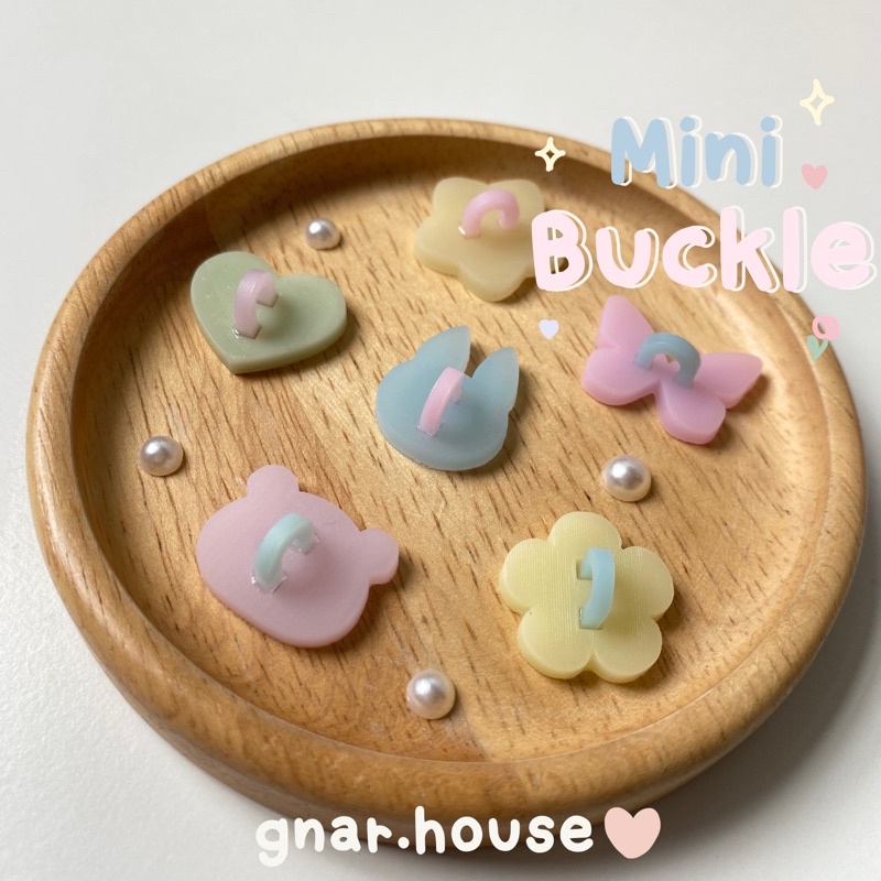 🌷gnar.house🌷 Mini buckle บัคเคิ้ลจิ๋วสีน่ารักสดใส✨