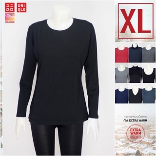 Extra Warm Size XL Uniqlo Heattech เสื้อลองจอนผู้หญิง  ฮีทเทคมือสอง สภาพใหม่