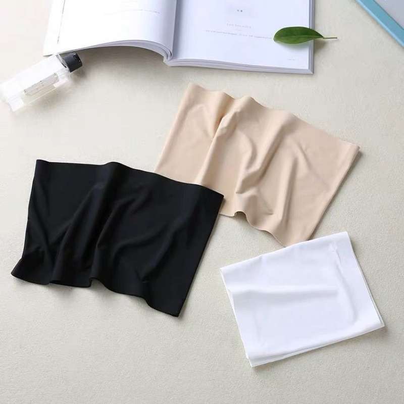 เสื้อเกาะอกผ้าซาติน รุ่น B-011 ผ้าซาติน ใส่สบาย เก็บทรงได้ดี ไม่มีฟองน้ำเสริม