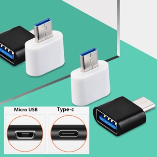 อะแดปเตอร์แปลง Mini OTG Micro USB เป็น USB Type-C เป็น USB2.0 สําหรับโทรศัพท์ Android แท็บเล็ต