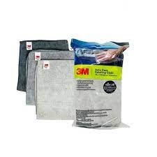 3M ผ้าเช็ดรถไมโครไฟเบอร์ (แพ็ค 3 สี) ขนาด 40X40 ซม