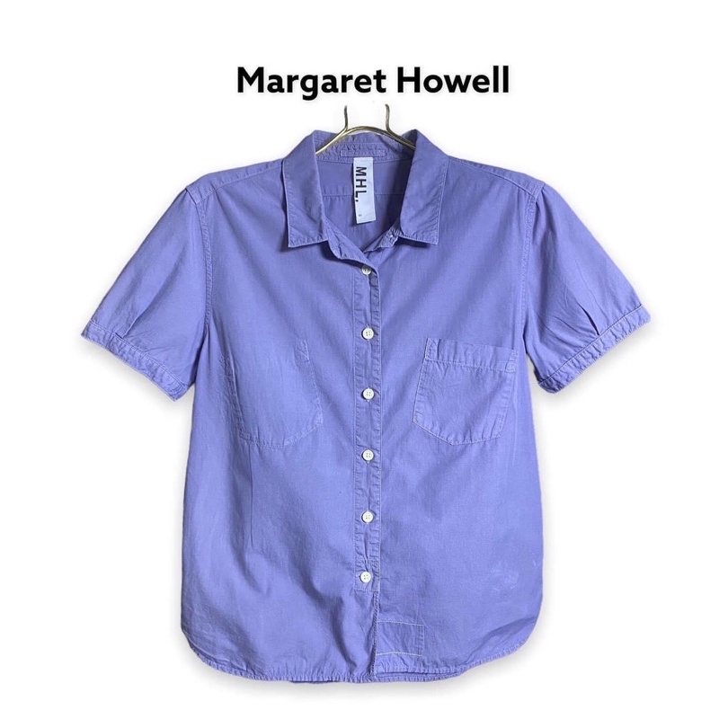 🌸 ส่งต่อ เสื้อเชิ้ตผู้หญิง แบรนด์ Margaret Howell (MHL) ของแท้100%