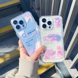 เคสโทรศัพท์ซิลิโคน TPU ใส แบบนิ่ม กันกระแทก สําหรับ iPhone 14 13 12 Pro Max 11 XS XR X 8 7 6S Plus