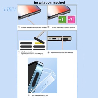 Lidu1 ตาข่ายกันฝุ่น สําหรับลําโพงโทรศัพท์มือถือ 10 ชิ้น