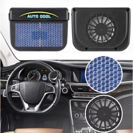 พัดลมระบายความร้อน AUTO COOL Solar Auto Cool Car Fan พัดลมระบายความร้อนในรถยนต์ พลังงานแสงอาทิตย์ พัดลมระบายอากาศในรถ
