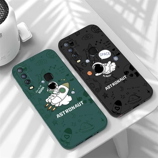 เคสโทรศัพท์ซิลิโคน แบบนิ่ม ลายนักบินอวกาศ สําหรับ VIVO Y33S Y21T Y21S Y33S Y11 Y12 Y15 Y17 Y12S Y12A Y15S Y15A Y20S Y20i Y19 Y91C Y30 Y50 Y51 S1 HOSTR