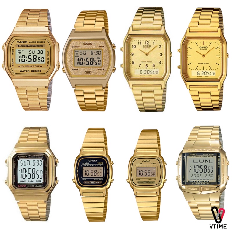 นาฬิกา CASIO รุ่น A168WG| A178WGA | LA670WGA| AQ-230GA | DB360G | B640WGG-9